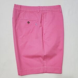 Tailorbyrd Mens Pink Cotton 7.5" Shorts 34 Waist